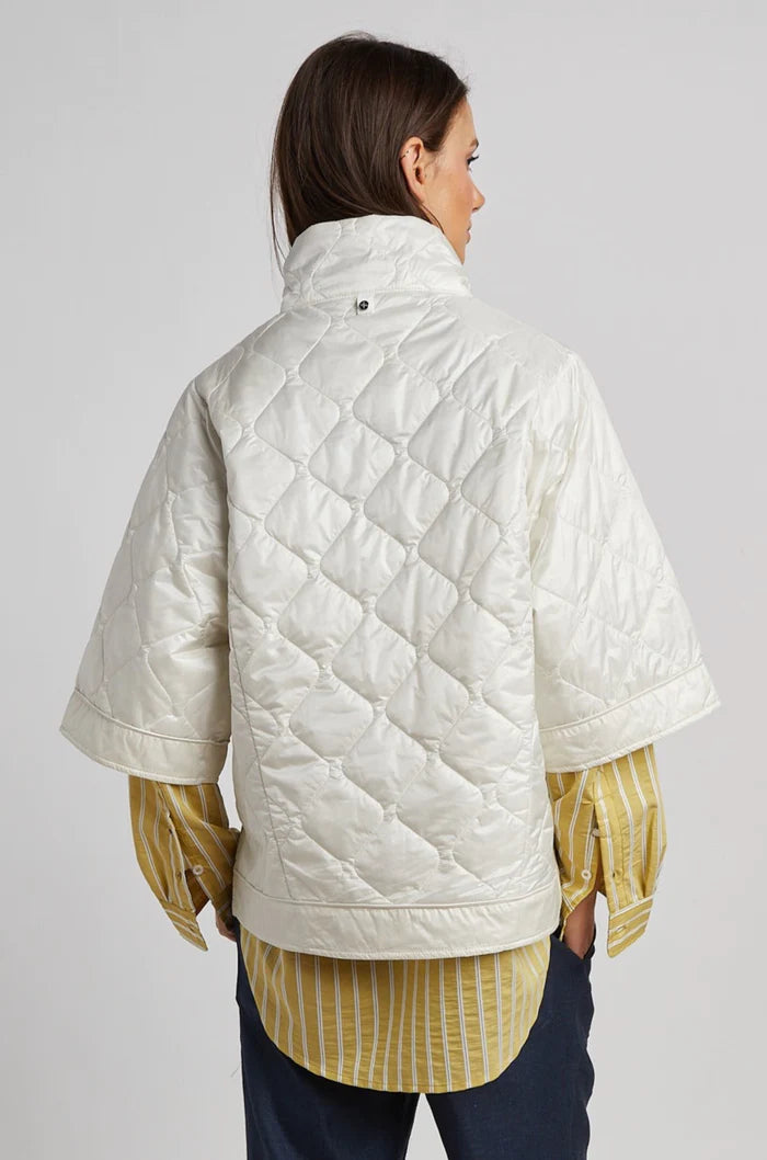 RUBY QUILTED CAPE