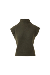RIB MOCK NECK TOP