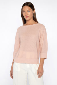 TEXTURED EASY PULLOVER