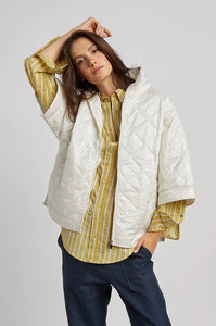 RUBY QUILTED CAPE