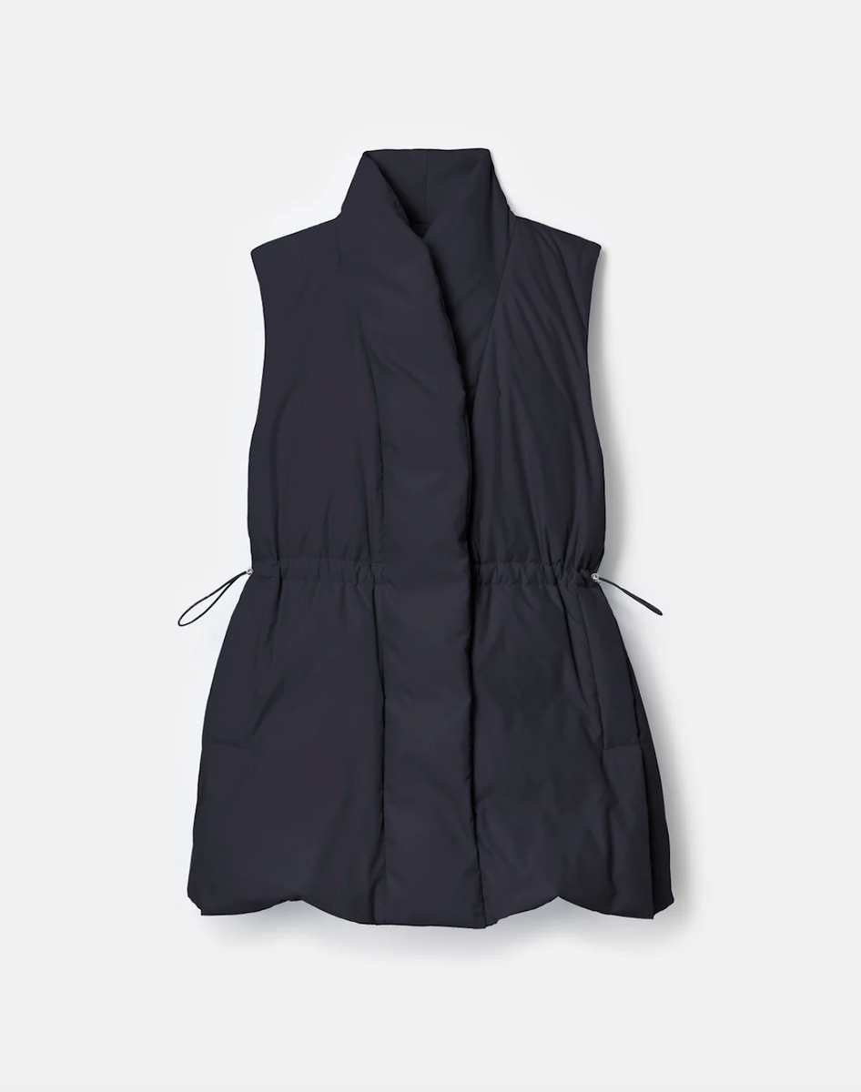 新品今季atelier brugge Shawlcollar down vest SHAWL COLLAR DOWN VEST – AversaForHer