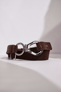 BELT WITH METAL CLASP