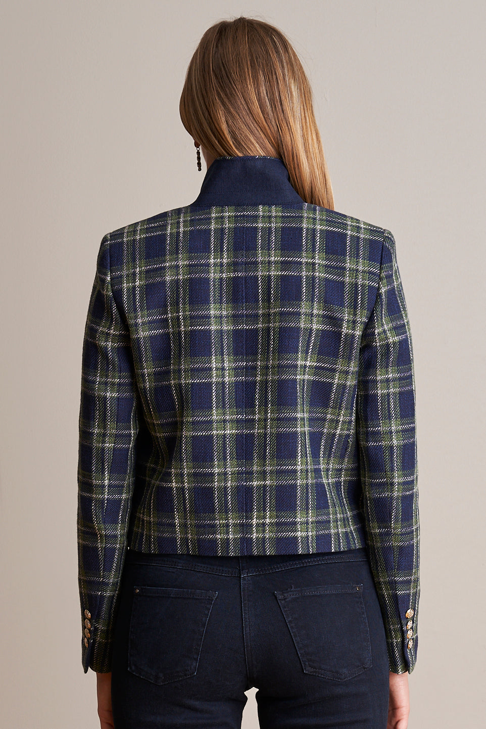 CROPPED DOUBLE BREASTED BLAZER