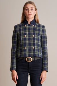 CROPPED DOUBLE BREASTED BLAZER